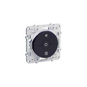 ODACE INTERRUPTEUR VMC ANTHRACITE AVEC POSITION ARRÊT À VIS SCHNEIDER S540243