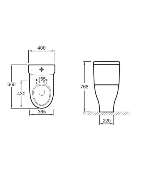 PACK WC VARIO ODEON UP JACOB DELAFON E0524