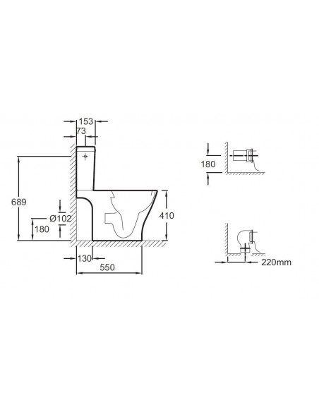 PACK WC VARIO ODEON UP JACOB DELAFON E0524