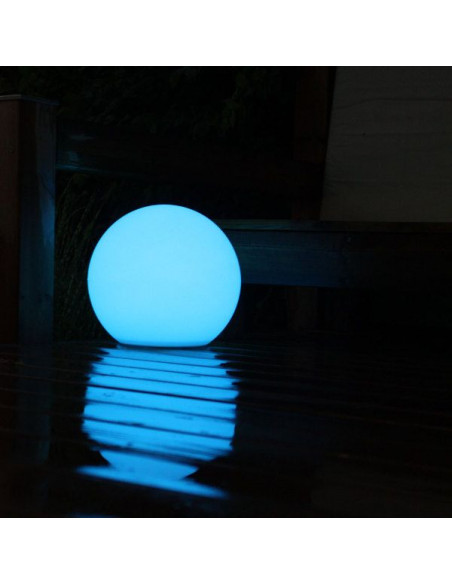 Boule solaire Luna diam 38cm - changing color WATT&HOME 401159