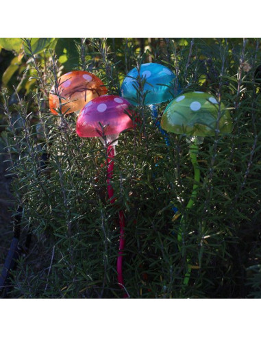 Décoration solaire lumineuse Mushrooms WATT&HOME 401167