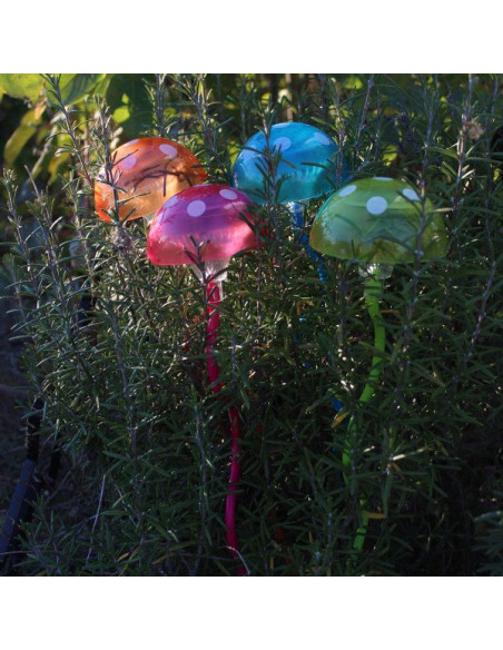 Décoration solaire lumineuse Mushrooms WATT&HOME 401167