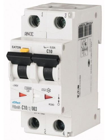 Disj. diff. FRBMM 25A 30mA car. C 2 pol A 120V 000171793 EATON FRBMM C25/2/003 A 120