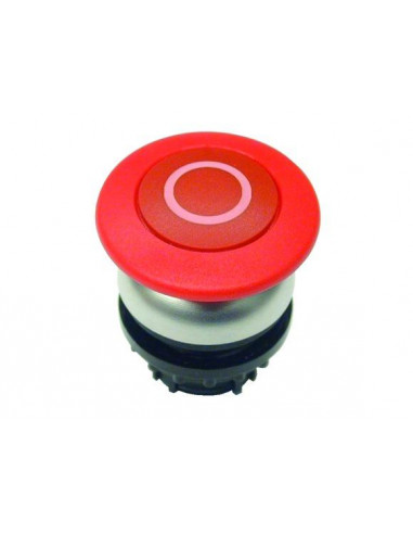 Bouton-poussoir ' coup de poing ' rouge 0 à accrochage EATON M22-DRP-R-X0