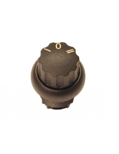 Commutateur rotatif 3 positions noir I 0 II à accrochage EATON M22S-WR3