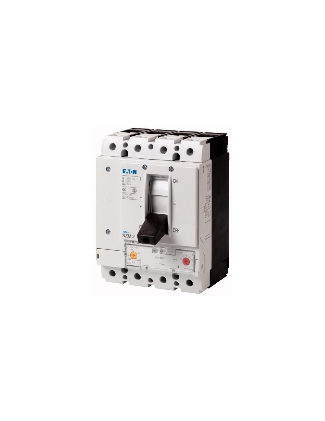 Nzmc Number Example NZM2 36kA 4P 250A IEC 000271438 EATON NZMC2 4 A250