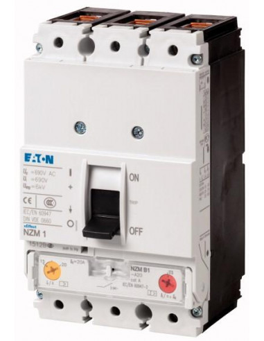 NZM1 100kA 3P 63A IEC 000284411 EATON NZMH1 A63