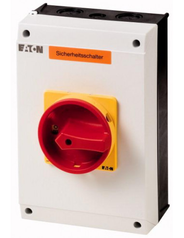Inter de sécurité +coffret 3p 63A 000207361 EATON P3-63/I4-SI