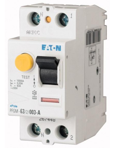 Inter diff 2x25A 500mA type AC 000264269 EATON PFGM-25/2/05