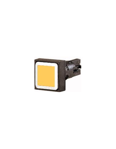 Bouton-poussoir jaune à accrochage EATON Q18DR-GE