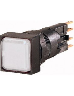 Voyant lumineux plat blanc +lampe à incandescence 24 V EATON Q18LF-WS/WB
