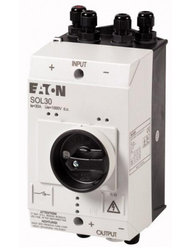 Inter-sectionneur DC 30A 2 Strings M12 000120926 EATON SOL30/2MV