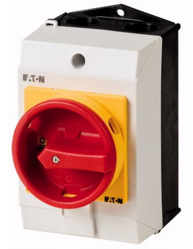Inter. général 6 pôle + 2 Contact F 20 A arrêt d'urgence 90° en saillie 000218960 EATON T0-4-8903/I1/SVB