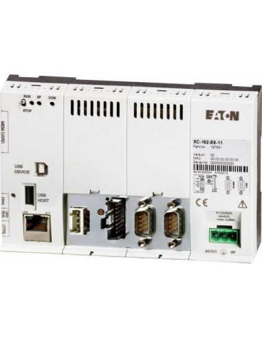 Automate compact 24V DC ethernet RS232 RS485 PROFIBUS DP 000167849 EATON XC 152 D8 11