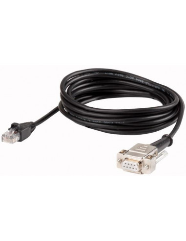 Câble de programmation en série XC100/200 EC4P RJ45 sub D 9pôles 2m 000262186 EATON XT SUB D/RJ45
