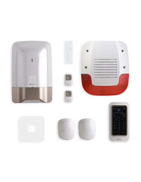 Pack alarme radio avec box connectée et détecteur d'ouverture Pack Tyxal+ DELTA DORE 6410192