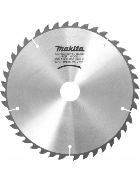 LAME CARBURE 216X30X40T BLS820 MAKITA A-86169