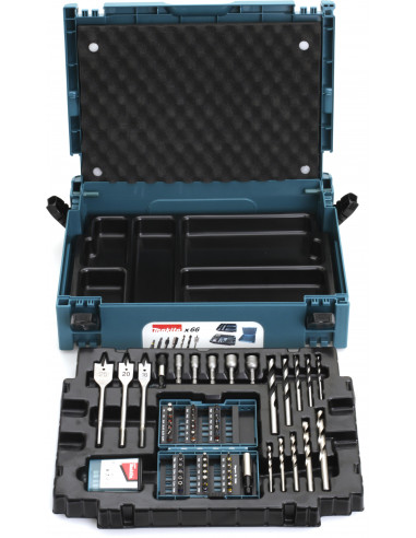 COFFRET MAKPAC ACCESSOIRES (66 PCS) MAKITA B-43044