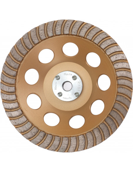 PLATEAU DIAMANT FAIBLES VIB. FINITIONS 125 MM MAKITA B-49993