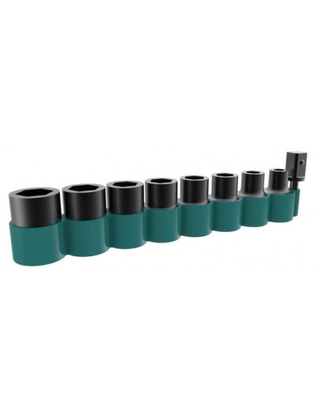 Jeu d’adaptateurs de 8 douilles avec adaptateur 3/8" MAKITA B-54651