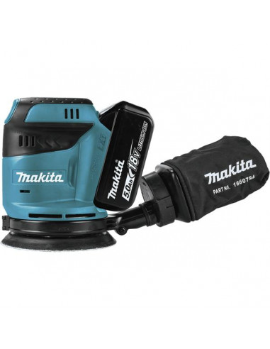 Ponceuse excentrique 18 V Li-Ion 5 Ah diam. 125 mm MAKITA DBO180RTJ