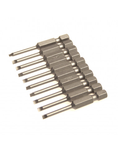 EMBOUT (-) 0,5-3-45 10p MAKITA P-06155