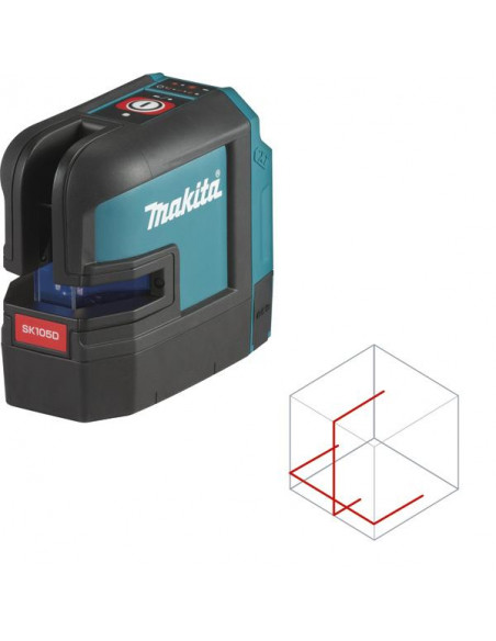 Laser croix 25 m 12 V CXT Li-Ion MAKITA SK105DZ