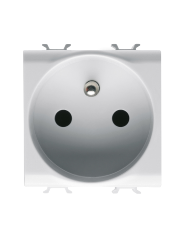 PRISE 2M 2 P+T 16A STD FR BLANC AB GEWISS GW10247AB