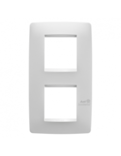 PLAQUE ONE INT.2+2P V.BLANC ANTIBACT. GEWISS GW16124AB