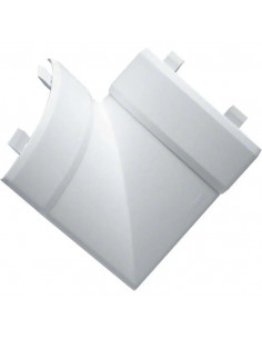 Angle intérieur plat pour moulure d'angle EK40040 H 40mm l 40mm Pure HAGER EK4004059016