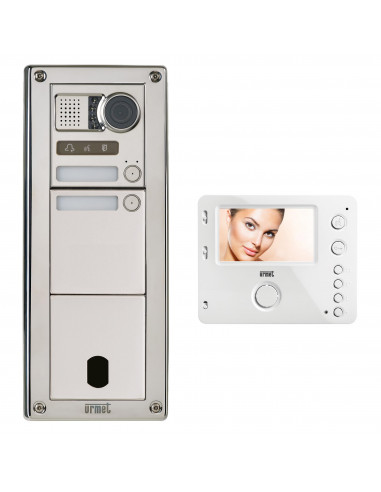 Kit Video Sinth Inox 2 Bp 2V URMET KVSI83/02