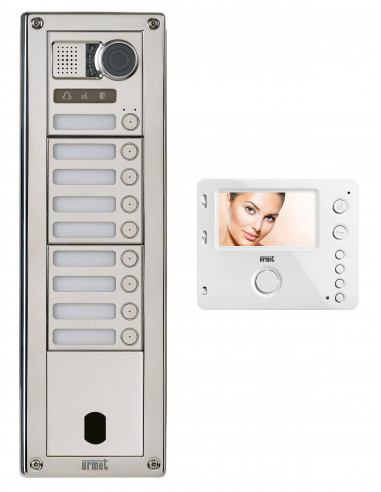 Kit Video Sinth Inox 9 Bp 2V URMET KVSI83/09