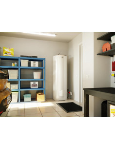 Chauffe-eau électrique Blindé 100L horizontal raccordement dessous THERMOR 253014 2