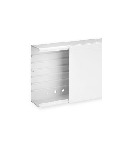 Goulotte de distribution cloisonnable TA-G 200x80 1 compartiment blanche IBOCO B01793