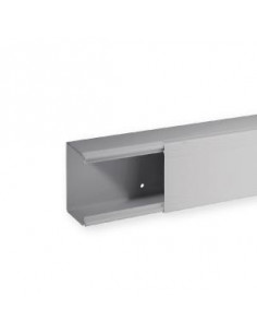 Goulotte de distribution non cloisonnable TA-E 80x60 1 compartiment grise IBOCO B01831