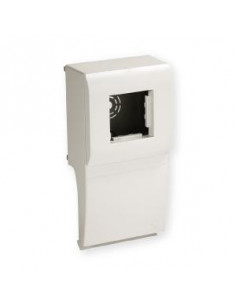 Boîtier d'appareillage 2 modules (45x45) pour TBN 81,5x22,5 blanc IBOCO B03479 2