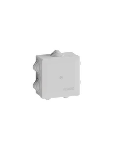 Boîte de dérivation étanche Pico 80x80 Prof. 40 grise à tétines IP55 960°C IBOCO B05533
