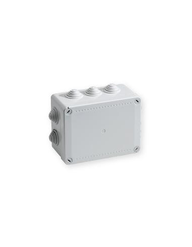 Boîte de dérivation étanche Pico 150x110 Prof. 70 grise à tétines IP55 960°C IBOCO B05536