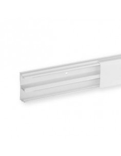 Moulure Optima TM 34x16 2 compartiments blanche IBOCO B08805