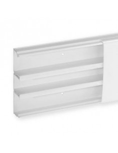 Moulure Optima TM 80x22 3 compartiments blanche IBOCO B08811