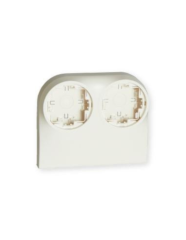 Boîtier double pour appareillages OptimaTM sur Optima TM 52x20 blanc IBOCO B08873