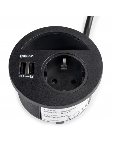 Connecteur et passefil Circle 80 EMUCA 5048414