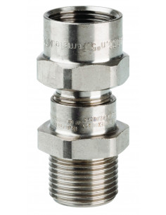 Presse-étoupe ADCC M NPT 1"1/2 / F NPT 1"1/2 n°09 N KIT1ADCCN1501N150NPNK1 CAPRI ADCCN1501N150NPNK1