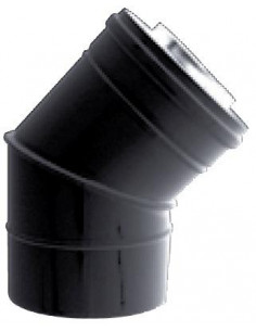Coude BIOTEN 45° inox/galva D80/125 TOLERIE EMAILLERIE NANTAISE 470580