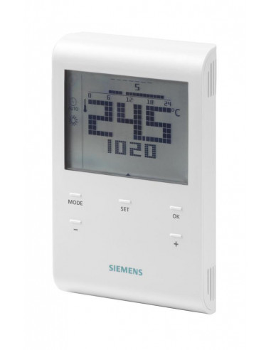 Thermostat ambiance programmable piles AAA SIEMENS RDE100.1