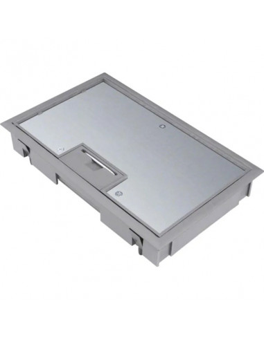 Angle intérieur pour BKIS épais 12,5mm double hauteur acier RAL9016 Pure HAGER BKIS121304D9016