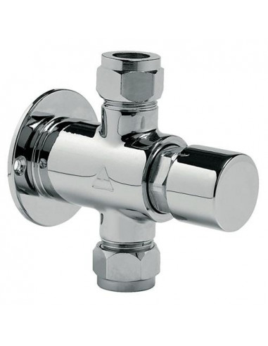 ROBINET DE DOUCHE TEMPORISE CHROME RH - DESIGN