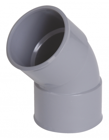 PVC COUDE SIMPLE FF 45° D.110 EVAC 101514248
