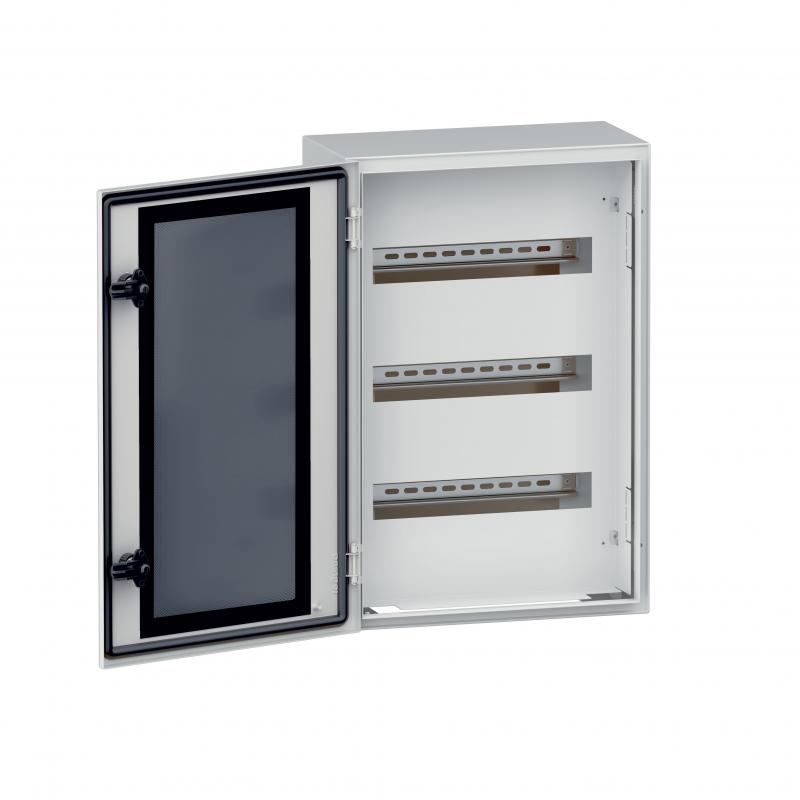 Chassis modulaire en kit pour coffrets Atlantic 400x300mm 3 rangées 10 modules métal LEGRAND 433010