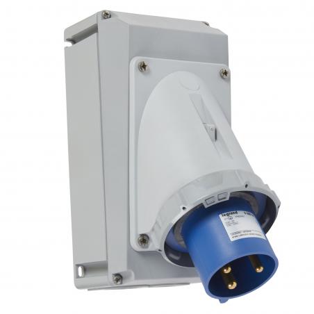 SOCLE CON. 63A 2P+T 230V IP67 LEGRAND 555514